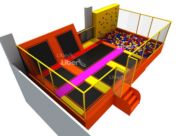 Small Kids Trampoline Park with Foam Pit 